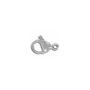 Lobster clasp, 10mm, stainless steel, value pack. (SKU# CLZ23XSV/SS). Sold per pack of 50