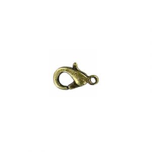 Lobster clasp, 10x6mm, antique brass plate. (SKU# CLZ23XS/OXBR). Sold per pack of 100