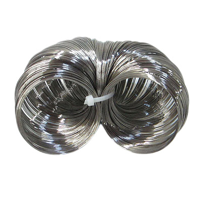 Bracelet fil mémoire, 8oz, .62mm épaisseur de fil, 4.4-5.7cm diamètre du bracelet, approx 75 tours par oz, acier inoxydable. Vendu separement. (SKU# MW21458/SS)