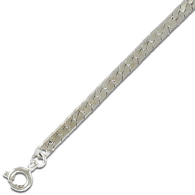 Neck chain, brass, imitation rhodium plated, 18 inch. (SKU# NC112EF618/WH). Sold per pack of 12