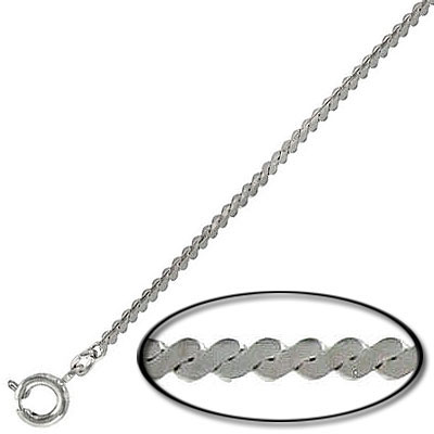 Neck chain, brass, imitation rhodium, 18 inch. (SKU# NC160EL18/WH). Sold per pack of 12