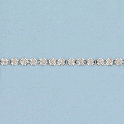 Rhinestone banding, banding crystal/silver (SKU# RBT180/082). Minimum order is 1 meter.