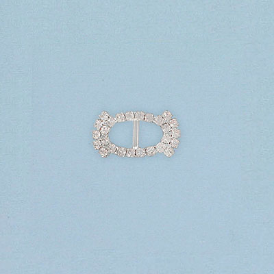 Rhinestone component, silver, crystal (SKU# RCT728/082). Sold per pack of 6