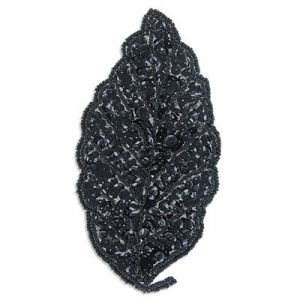 Sequin motif black (SKU# SMM260/BLK). Sold individually.