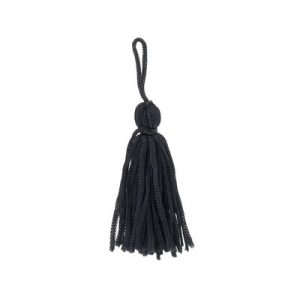 Tassel, 1 3/4 inch, black (SKU# TS3/BLK). Sold per pack of 12