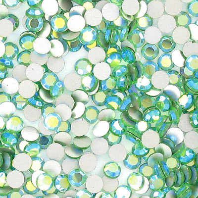 BULK - EN GROS! Chaton rose, ss20 size, peridot AB color. (SKU# CRTT/SS20/522). Sold per pack of 1440