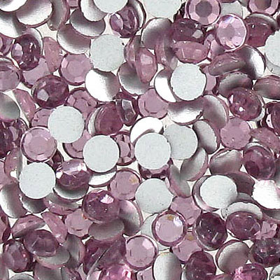 BULK - EN GROS! Chaton rose, grandeur ss40, améthyste pâle. Vendu en paquet de 144. (SKU# CRTT/SS40/214)