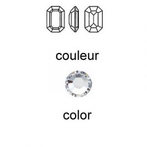 Crystal Swarovski 46102, Fancy Octagon. Crystal color. 8x6mm size (SKU# 46102/8X6/101) Sold per pack of 12