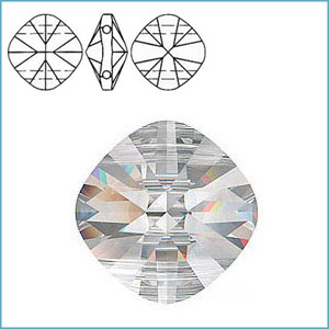 Swarovski 5180 Square Beads (two holes)