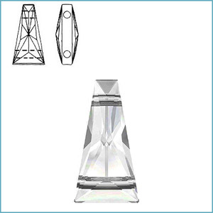 Swarovski 5181 Keystone Beads (two holes)