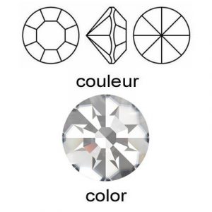 BULK - EN GROS! Preciosa machine cut chaton, Optima, ss32 size, crystal color. (SKU# CHMC/SS32/101). Sold per pack of 288